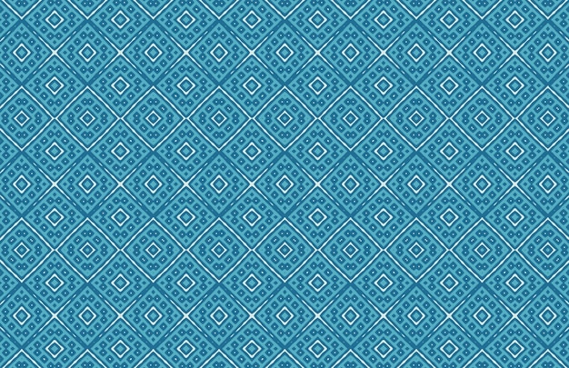 White and blue diamond pattern