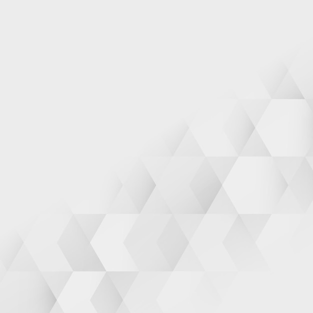 white and gray geometric pattern background vector