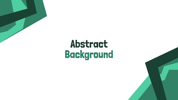 White and green abstract background design vector