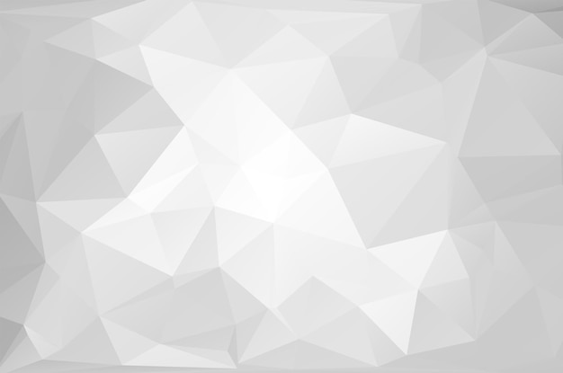 white and grey polygonal crystal background polygon design pattern