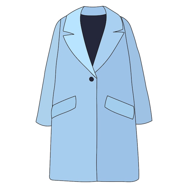 white background outerwear coat raincoat blue