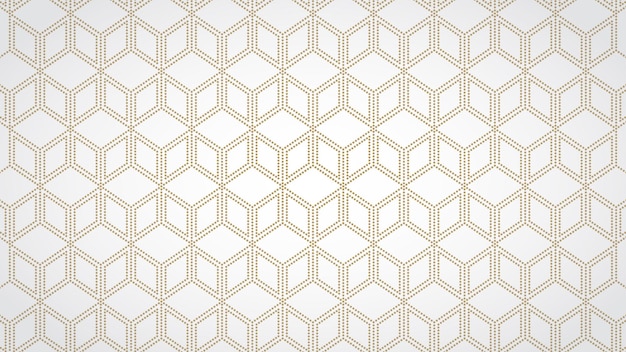 white background seamless hexagon pattern