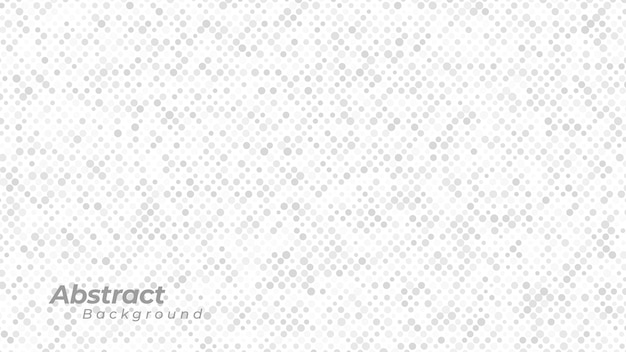 White background with abstract dots pattern.