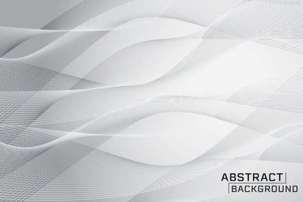 White line background. 