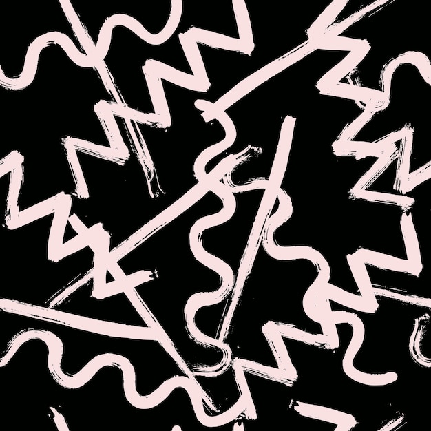 White Paint on Black