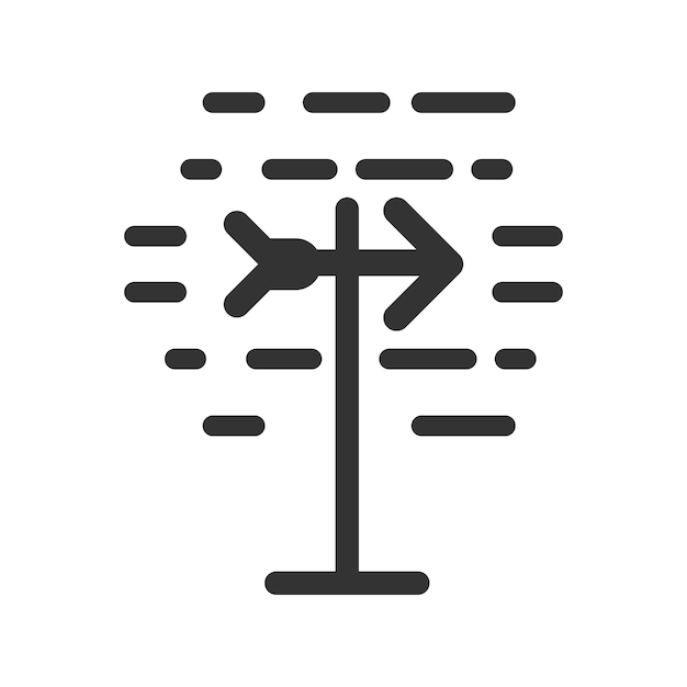 Wind direction icon