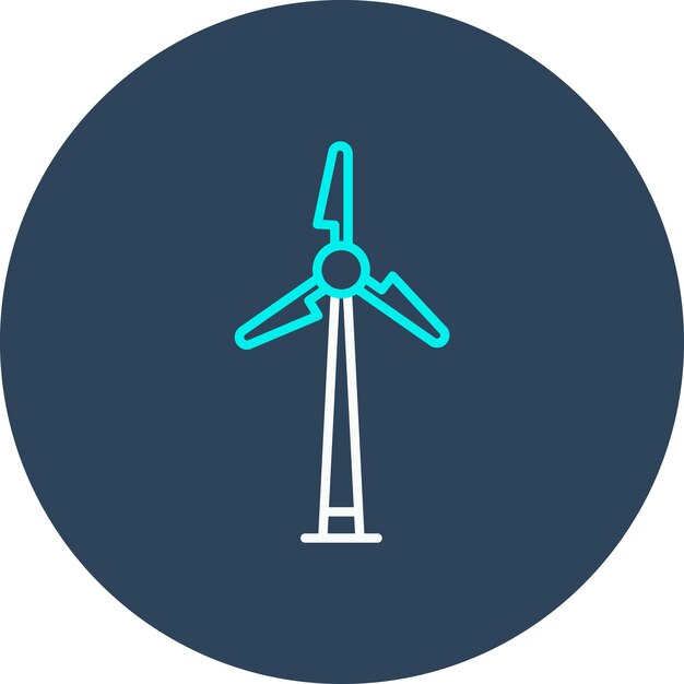Windmill vector icon Can be used for Village iconset
