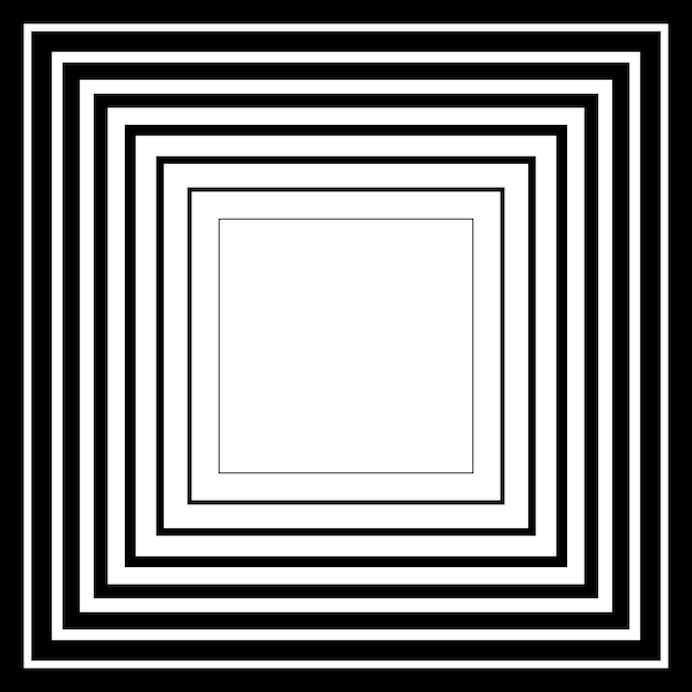 window squares with perspective tending to the center
