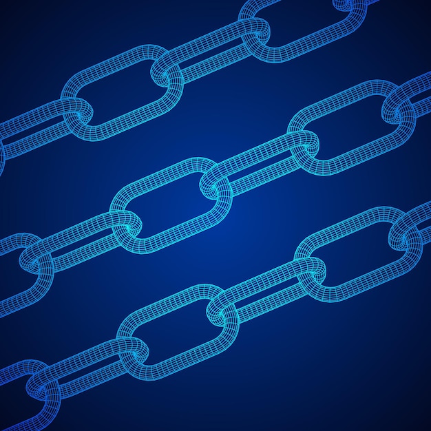 Wireframe BlockChain links