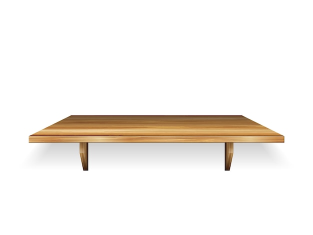 Wooden shelf