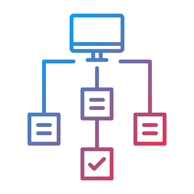 Workflow icon vector image Can be used for Coding and Development