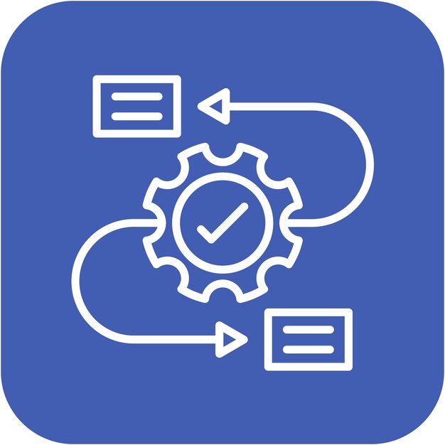 Workflow vector icon Can be used for Action Plan iconset