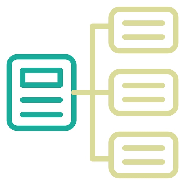 Workflow vector icon illustration of Coding and Development iconset