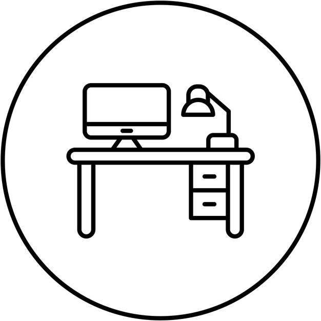 Workspace icon vector image Can be used for Learning