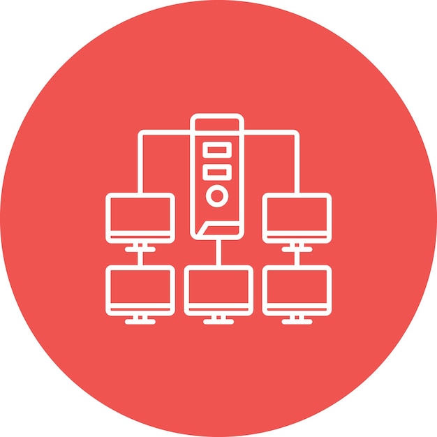 Workstation icon vector image Can be used for Web Hosting