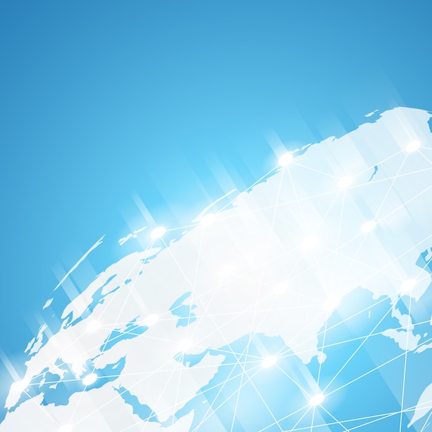 world technology background