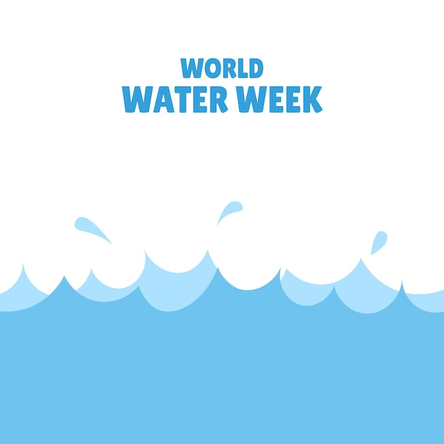 World Water Week background