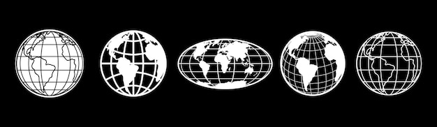 worldwide globe pack design template