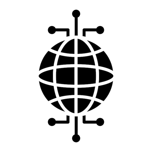 Worldwide Network Vector Illustration