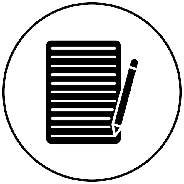 writing icon vector image can be used for copywriting