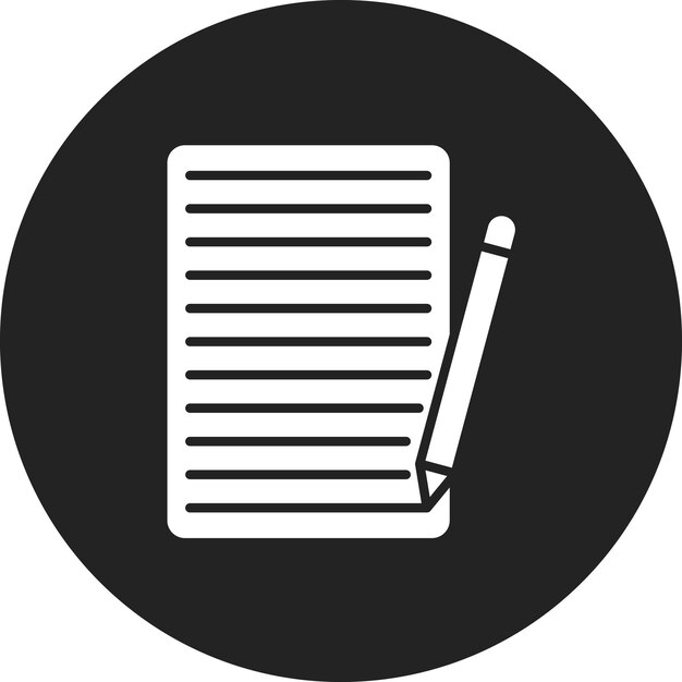writing icon vector image can be used for copywriting