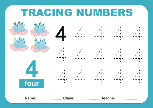 Writing practice worksheet for children Printable activity page for kids Learning Game