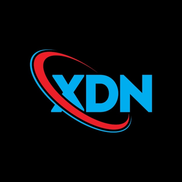 XDN logo XDN letter XDN letter logo design Initials XDN logo linked with circle and uppercase monogram logo XDN typography for technology business and real estate brand