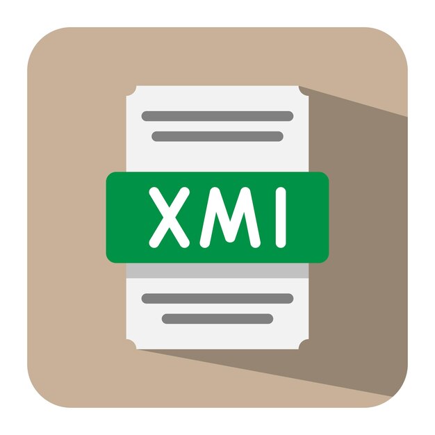 Xml stylized spreadsheet document icon flat icons suitable for website ui and mobile app vector