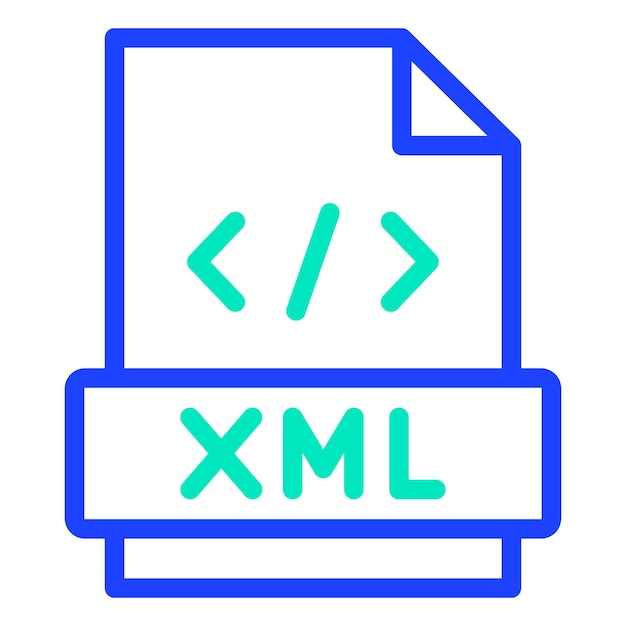 Xml Vector Icon Design Illustration