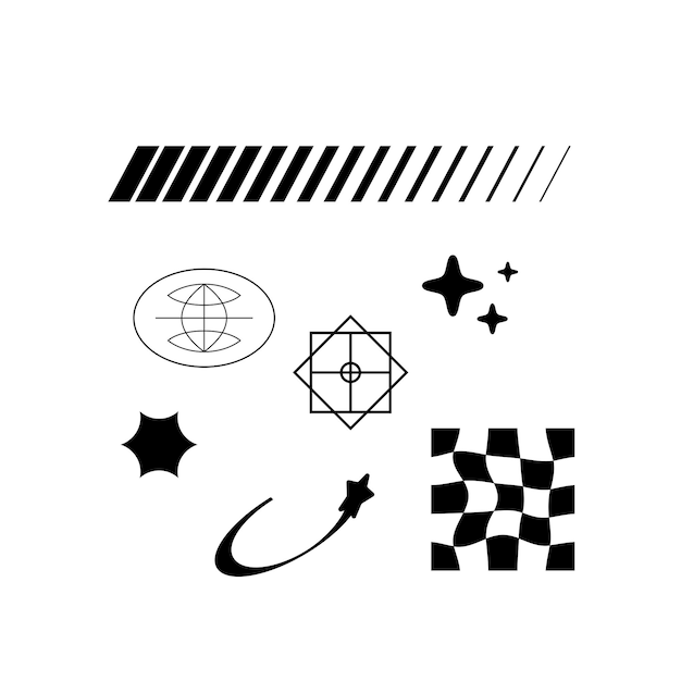 y2k shapes elements