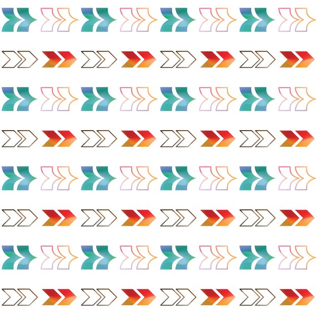Y2K shapes pattern