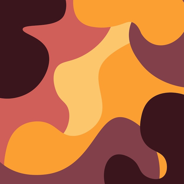 Yellow brown abstract art background for wallpaper decoration poster