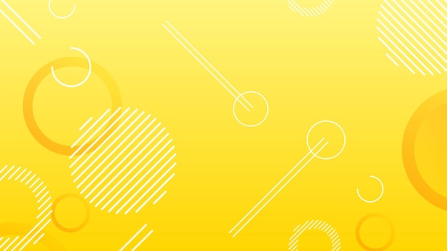Yellow dynamic abstract composition gradient background