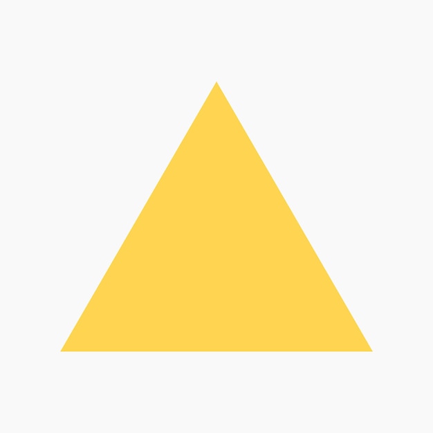 Yellow triangle illustration
