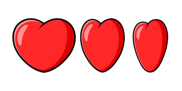 yếu tố hình ảnh minh họa tình yêu thiết kế valentine