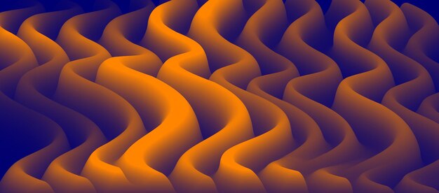 Yếu tố hình dạng gradient đa chiều cho thiết kế, nền vector chất lỏng đầy màu sắc trừu tượng, sóng 3D chảy, bố cục chuyển động động màu sắc.