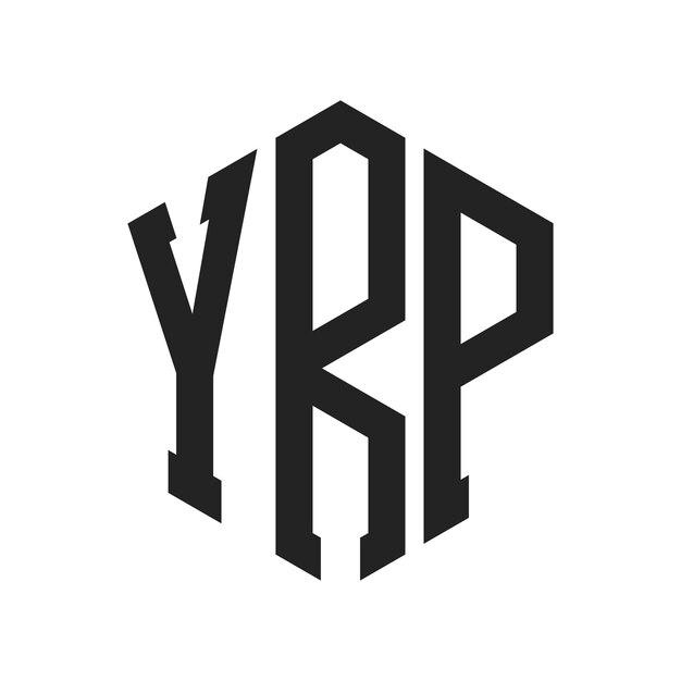 YRP Logo Design Initial Letter YRP Monogram Logo using Hexagon shape