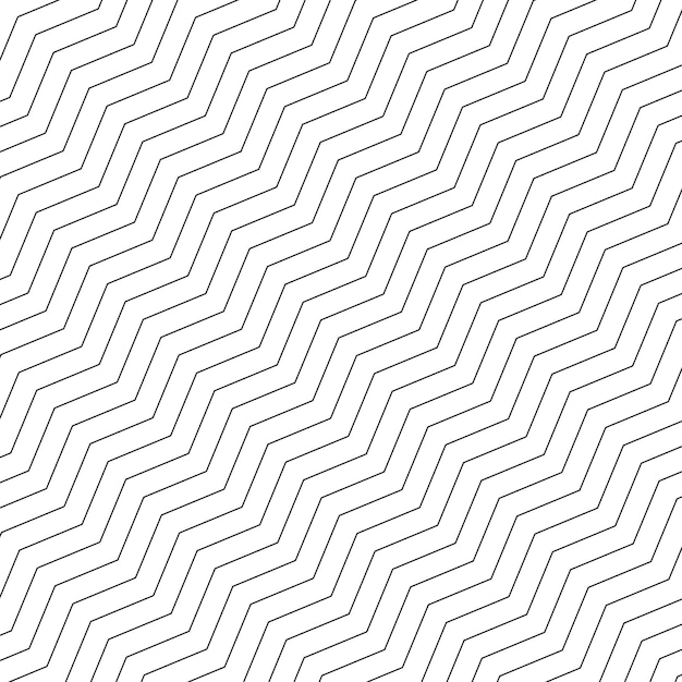 Zigzag black lines background