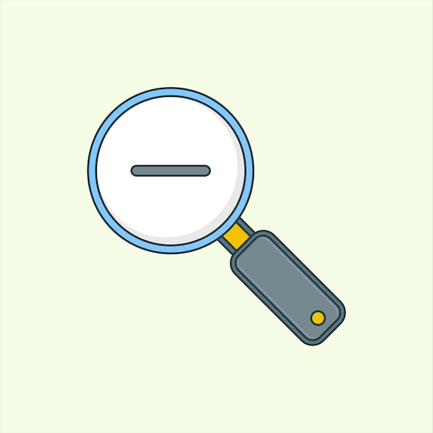 Zoom out icon icon related to design elements suitable for web site app user interfaceselement printable etc flat icon style simple vector design editable