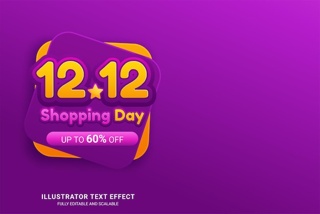 12.12 Fondo de banner de venta de día de compras