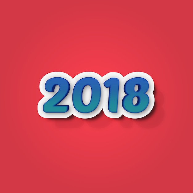 2018 bakground rojo
