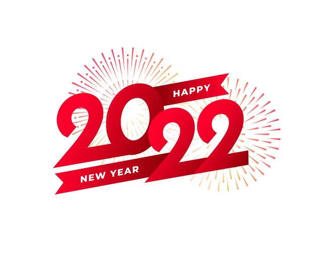 2022 feliz año nuevo fondo de celebración moderna