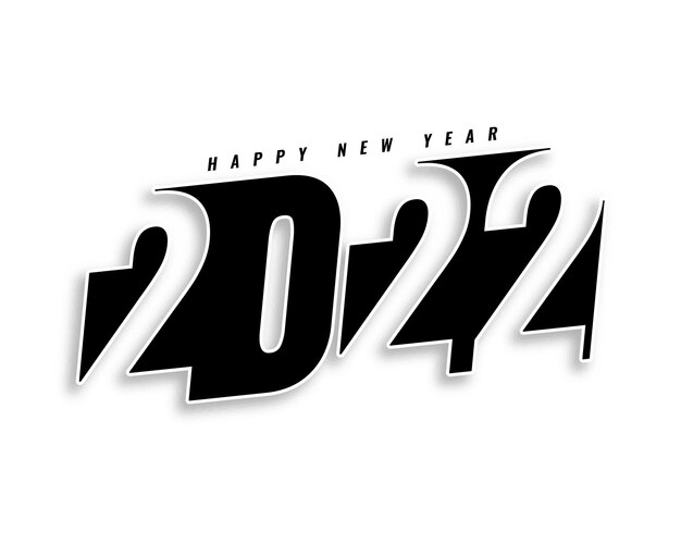 2022 feliz año nuevo fondo creativo