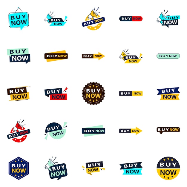 25 banners tipográficos innovadores para promover la compra