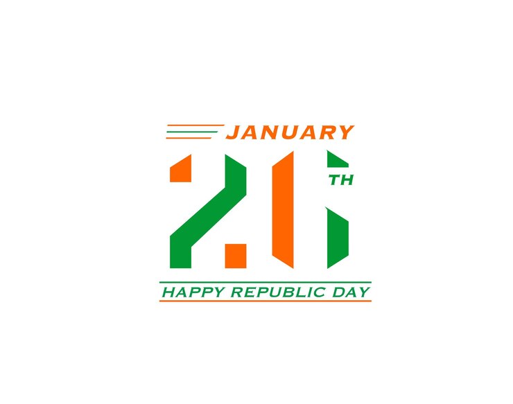 Vector gratuito 26 de enero día de la república de la india concepto ilustración vectorial