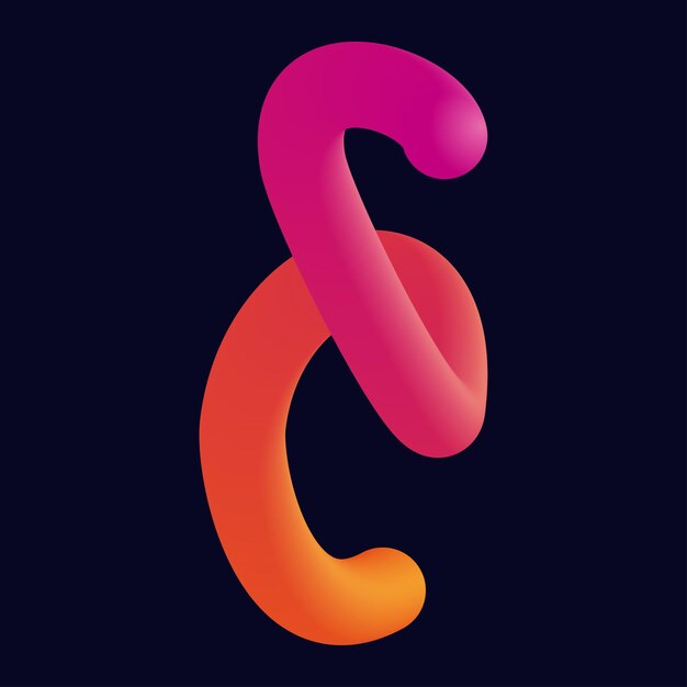 3d formas líquidas retorcidas coloridas abstractas Elementos de diseño creativo Elementos de formas de degradado modernas vectoriales para bannerbackgroundposter