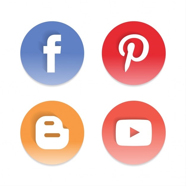 4 iconos para redes sociales