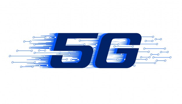 5G nueva generación de tecnología inalámbrica de fondo firth