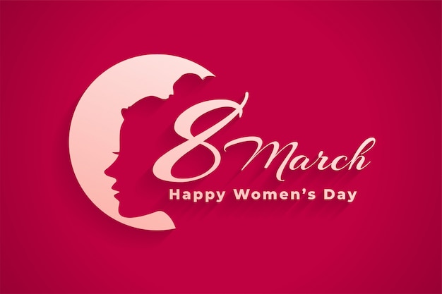 8 de marzo banner internacional del feliz día de la mujer