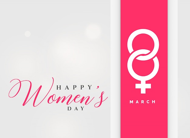 8 de marzo, fondo de celebración internacional del día de la mujer